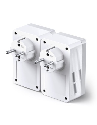 KIT INICIAL DE ADAPTADORES POWERLINES TP-LINK CON ENCHUFE INCORPORADO 500Mbps