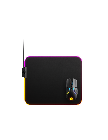 Steelseries QcK Prism Cloth Medium Alfombrilla de ratón para juegos Negro