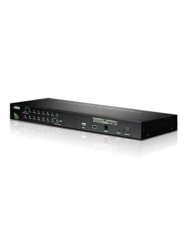 ATEN SWITCH KVM VGA PS/2-USB DE 16 PUERTOS CON PUERTO PARA CONEXION EN CADENA Y PERIFÉRICOS USB (CS1716A-AT-G)