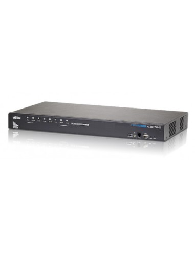 Aten CS1798 interruptor KVM Montaje en rack Negro