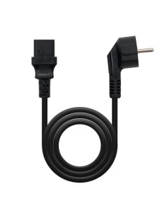 Nanocable 10.22.0103 cable de transmisión Negro 3 m C13 acoplador CEE7/7