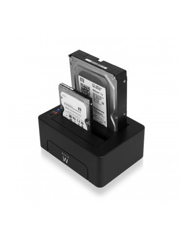 Ewent EW7014 base de conexión para disco duro Negro