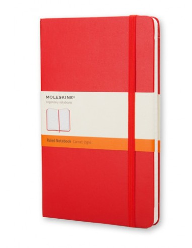 LIBRETA CLASICA TAPA DURA ROJA P (9X14CM) RAYADA MOLESKINE MM710R