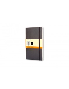LIBRETA CLASICA TAPA BLANDA NEGRA P (9X14CM) RAYADA MOLESKINE QP611
