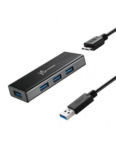 J5CREATE JUH340 MINI HUB USB 3.0 4 PUERTOS