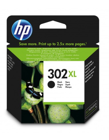 CARTUCHO DE TINTA HP 302XL NEGRO/ALTA CAPACIDAD (F6U68AE)