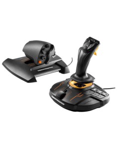 Thrustmaster T-16000M FCS Hotas Negro, Naranja USB Palanca de mando Analógico/Digital MAC, PC