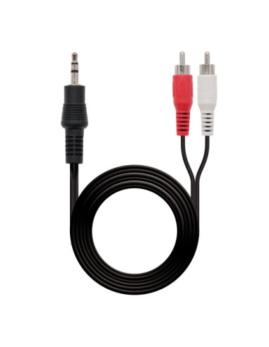 NANOCABLE CABLE AUDIO ESTEREO, 3.5/M-2XRCA/M, 10 M (10.24.0310)