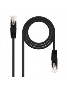 Nanocable 10.20.0101-BK cable de red Negro 1 m Cat5e U/UTP (UTP)