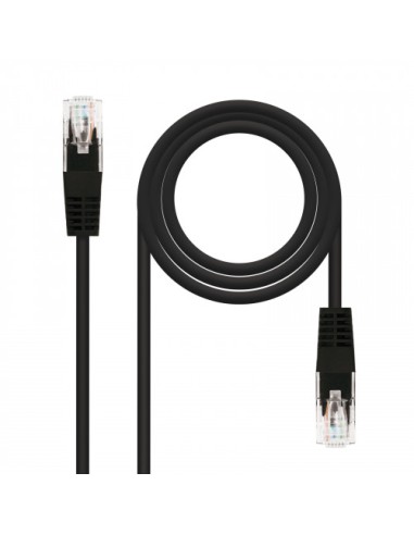 Nanocable 10.20.0101-BK cable de red Negro 1 m Cat5e U/UTP (UTP)