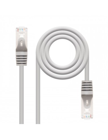 Nanocable 15m Cat6e cable de red Gris 5 m F/UTP (FTP)