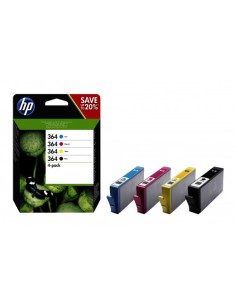 HP 364 CARTUCHO DE TINTA HP364 NEGRO - TRICOLOR (N9J73AE)