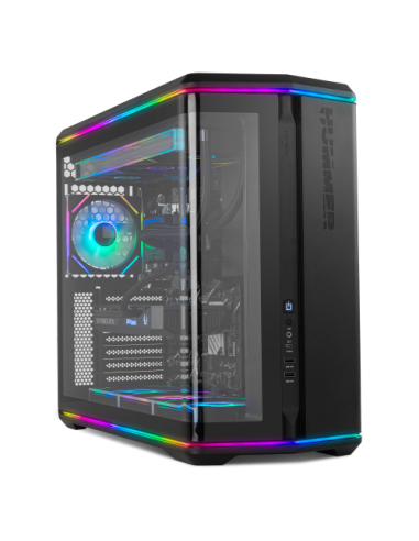NOX Hummer Semitorre ATX cristal curvo ARGB Ngr