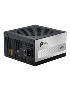 FUENTE ALIMENTACION MSI PRO A850PL PCIE5,PSU,850W,80 PLUS PLATINUM,MODULAR,120MM,ACTIVE PFC,1XPCI-E 5 (16PIN),3XPCI-E (6+2 PIN),