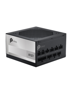 FUENTE ALIMENTACION MSI PRO A1000PL PCIE5,PSU,1000W,80 PLUS PLATINUM,MODULAR,120MM,ACTIVE PFC,1XPCI-E 5 (16PIN),3XPCI-E (6+2 PIN