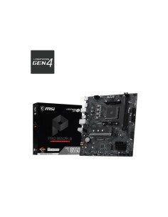 PLACA MSI PRO B550M-B,AMD,AM4,B550,2DDR4,64GB,HDMI+DP,GBLAN,4SATA3+2M.2,7USB3.2,MATX