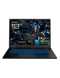 GIGABYTE PORTATIL GAMING A18 PRO DXJG3ESBC4SH,INTEL RPL-R CORE 7 240H,32GB DDR5,SSD 1TB,18" QHD+ 165HZ,RTX5070TI/12GB,W11 HOME