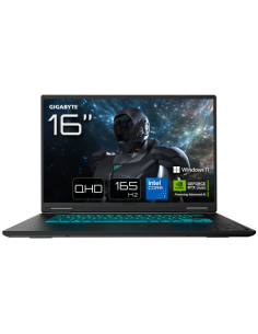 GIGABYTE PORTATIL GAMING A16 PRO DXHG4ESCC4SH,INTEL RPL-R CORE 7 240H,32GB DDR5,SSD 1TB,16" QHD+ 165HZ,RTX5070TI/12GB,W11 HOME