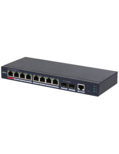(DH-S4210-8GT-110) DAHUA SWITCH INDUSTRIAL L2 GESTIONABLE POE WATCHDOG 8 PUERTOS