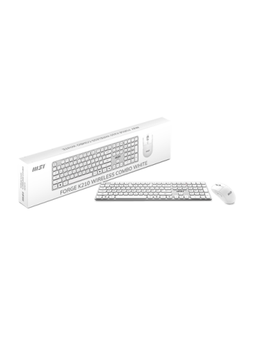 TECLADO + RATON MSI FORGE K210 W COMBO WHITE ES