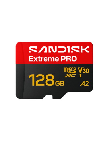 SANDISK EXTREME PRO MICROSD UHS-I 128GB MICROSD 250MB/S(R) / 120MB/S(W)