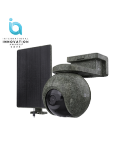 EZVIZ WIFI& 4G EB8 RARNGER CÁMARA A BATERÍA CAMUFLAJE ROTATIVA 4K PANEL SOLAR KIT