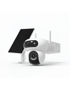 EZVIZ WIFI& 4G DUAL LENS HB90 CÁMARA A BATERÍA ROTATIVA 4MP+4MP PANEL SOLAR KIT