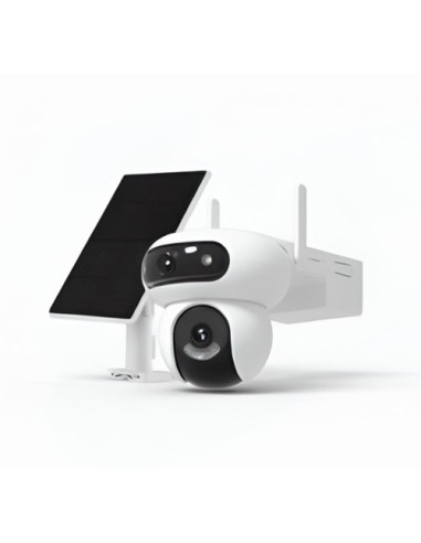 EZVIZ WIFI& 4G DUAL LENS HB90 CÁMARA A BATERÍA ROTATIVA 4MP+4MP PANEL SOLAR KIT