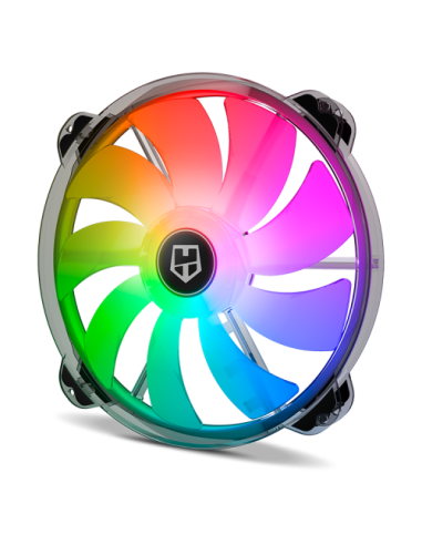 NOX X200-FAN Carcasa del ordenador Ventilador 20 cm Translúcido 1 pieza(s)