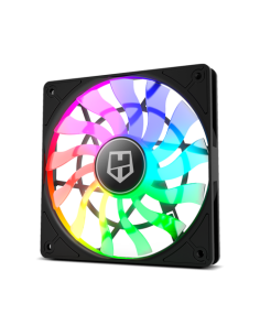 NOX Hummer SLIM FAN Carcasa del ordenador Ventilador 12 cm Translúcido 1 pieza(s)