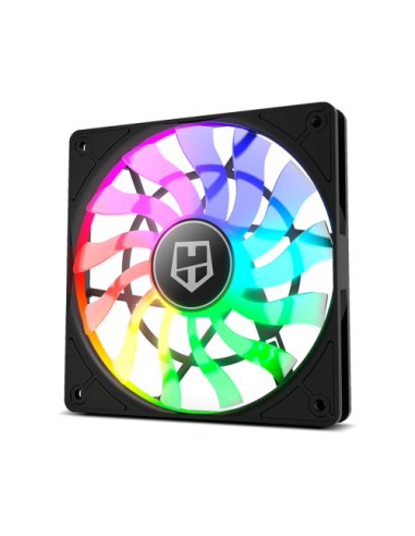 NOX Hummer SLIM FAN Carcasa del ordenador Ventilador 12 cm Translúcido 1 pieza(s)