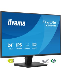iiyama ProLite X2491H-B1 pantalla para PC 60,5 cm (23.8") 1920 x 1080 Pixeles Full HD Negro