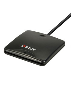 Lindy 43407 lector de tarjeta magnética USB Negro