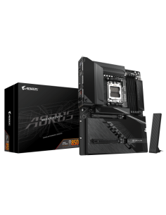 GIGABYTE B850 AORUS STEALTH Placa Base – CPUs AMD Ryzen Serie 9000, VRM digital de 14+2+2 fases, hasta 8200 MHz DDR5 (O.C.), 2× 