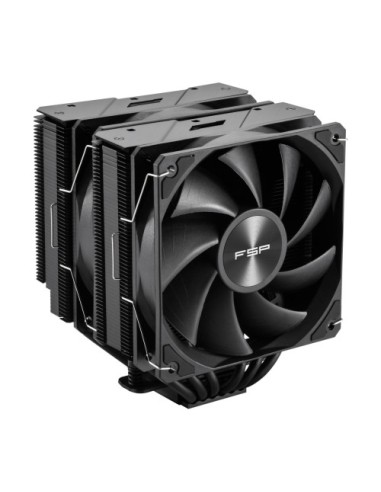 FSP REFRIGERACIONES DE AIRE INTEL LGA 1851/1700/1200 AMD AM4/AM5 120MM BLACK TOP COVER HIGH-PERFORMANCE QUIET PWM