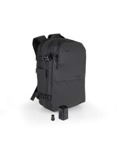 TooQ Mochila de viaje con sistema de compresión al vacío y bomba de aire