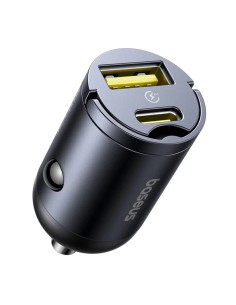 BASEUS TINY STAR MINI CAR CHARGER (U+C) 30W COSMIC BLACK