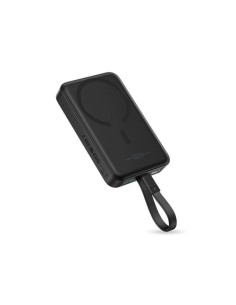 OS-BASEUS ENERFILL FM11 MAGNETIC POWER BANK WITH BUILT-IN USB CABLE 10000MAH 30W MOON WHITE