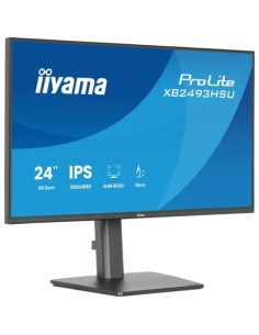 MONITOR IIYAMA PANTALLA PARA PC 60,5 CM (23,8") 1920 X 1080 PIXELES FULL HD LED PANEL IPS AJUSTABLE EN ALTURA HDMI DISPLAYPORT U