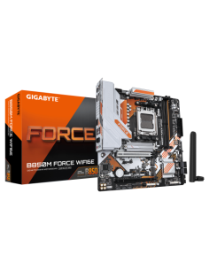 PLACA GIGABYTE B850M FORCE WF6E,AMD,AM5,B850,2DDR5,128GB,1HDMI+1DP,4SATA3+3M.2,GBELAN+WIFI6E+BT5.3,4USB3.2,MATX