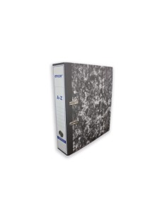 ARCHIVADOR JASPEADO A-Z FOLIO CON RADO NEGRO ANCOR 002089