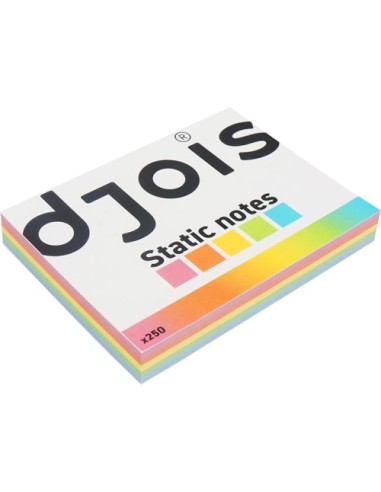 BLOC 250 NOTAS ELECTROSTÁTICAS (M) 100X75MM. 5 COLORES SURTIDOS TARIFOLD 200611