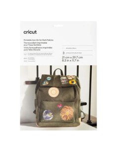 CRICUT PRINTABLE IRON-ON FOR DARK FABRIC A4 - 3 SHEETS