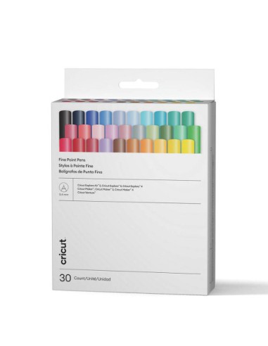 CRICUT EXPLORE/MAKER FINE POINT PENS 0.4 MM 30-PACK