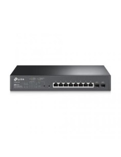 TP-LINK TL-SG2210MP switch Gigabit Ethernet (10/100/1000) Negro Energía sobre Ethernet (PoE)