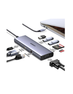 Ugreen Revodok USB-C 6-IN-1 Hub met 4K HDMI USB Tipo C 10000 Mbit/s