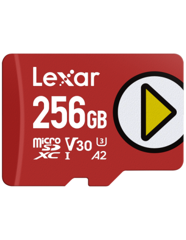 Lexar LMSPLAY256G-BNSNG memoria flash 256 GB MicroSDXC UHS-I Clase 10