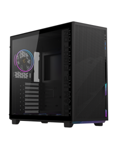 CAJA GIGABYTE AORUS C400 GLASS,SEMITORRE,3.5“X2+2.5”X2,B:120MMX3+R:120MMX1,HDMI,USB3.0X2+3.2 TYPE CX1,ARGB,NEGRA+VENTANA TRANSPA