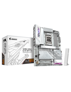 PLACA GIGABYTE X870E A ELITE WIFI7 ICE (BLANCO),AMD,AM5,X870E,4DDR5,256GB,1HDMI+1FHDMI+2USB4,4SATA3+4M.2,2.5GBLAN+WIFI7+BT5.4,6U