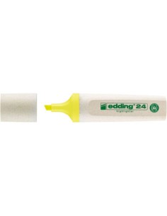 MARCADOR FLUORESCENTE ECOLINE 24 COLOR AMARILLO EDDING 24-005